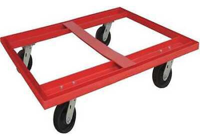 Zoro Select 48j084 Pallet Dolly,48x48,cap 3600 Lb,steel Aad