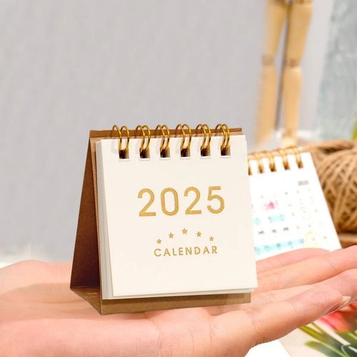 Calendario Plegable Para Escritorio 2025, Calendario De Escr
