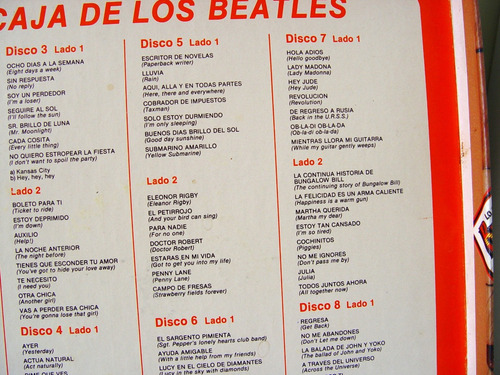 The Beatles Lp La Caja De Los Beatles (Usado)