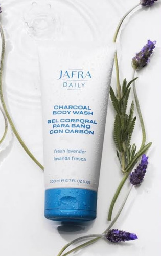Jafra Daily Gel Corporal Para Baño Con Carbon 200ml. Lavanda