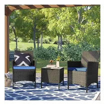 Comprar Paolfox Juego De Muebles De Patio De 3 Piezas, Juego De Mim.