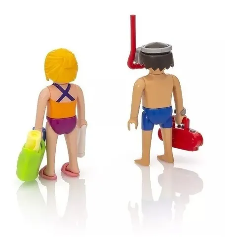 Playmobil 9449 Duo Pack Pareja En La Playa - Playking