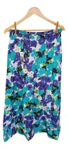 Comprar Pollera Larga Estampada De Seda Salvaje Retro Vintage