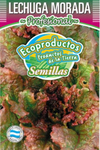 Semillas Huerta Ecoproductos Lechuga Morada