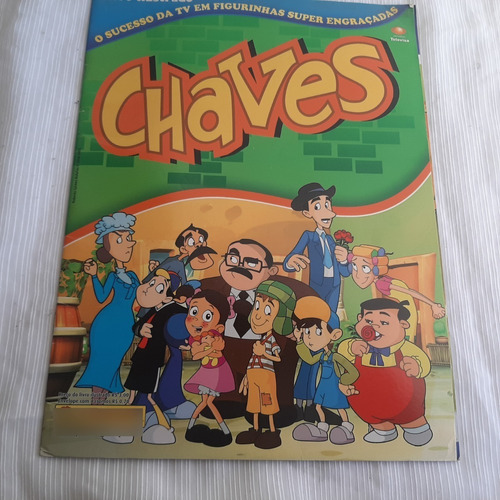 Livro Ilustrado Chaves Álbum Figurinhas Chaves - Está Vazio
