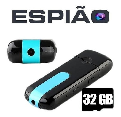 Micro Camera Espia Sensor Movimento Menor Do Mundo 32gb