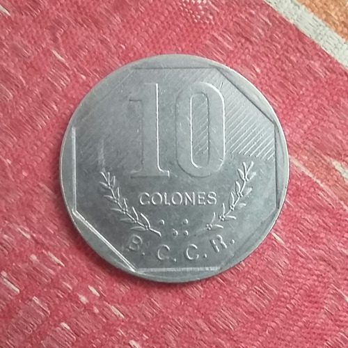 Moneda De 10 Colones Año 1992