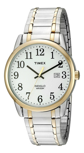 Reloj Mujer Timex Tw2p81400 Cuarzo Pulso Bicolor En Acero