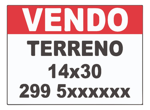 Carteles Plástico Inmobiliarias Venta Y Alquiler 70x50