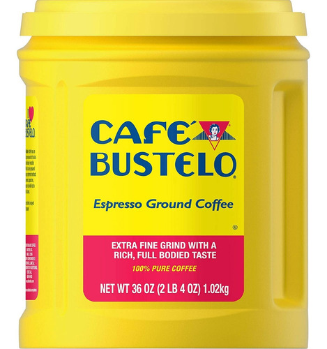 Café Bustelo Café Espresso Molido Bote 1 Kilogramo (36oz)