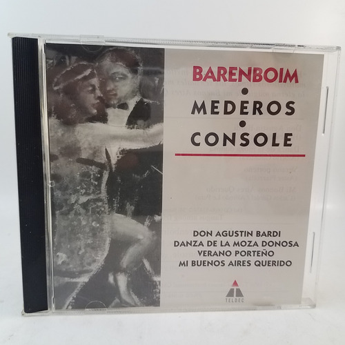 Barenboim Mederos Console - Cd Single - Ex - Tango Piazzolla