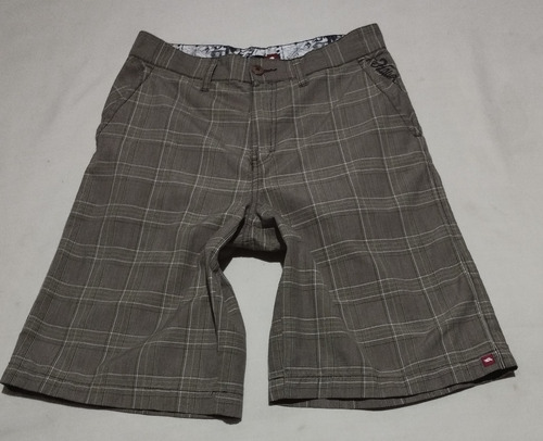 Bermuda Tony Hawk Talla 30 Color Café De Cuadros (Usado)