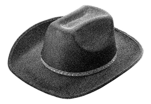 Sombrero De Vaquero Occidental Brillante De Ala Ancha Para D