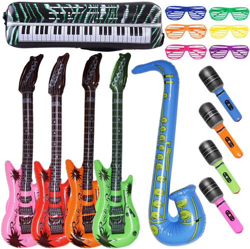  Inflatable Rock Toy Set, Inflatable Rock Star Toy Set ...