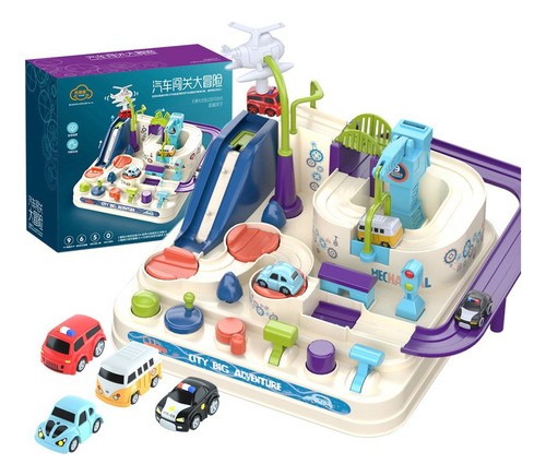 Coches Juguetes De Pista De Tren For Niños Montessori Coche