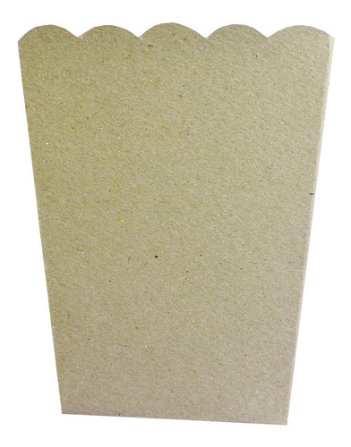 Imagen 6 de 6 de Caja Pochoclos Poc1 X 10u Packaging Blanco Madera