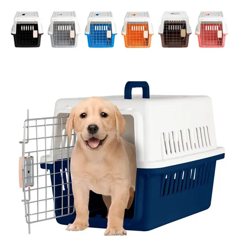 Jaula Transportadora Kennel Mascotas Caja Viaje Gato Perro