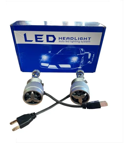 Kit Lamparas Cree Led Proyector C/ Lupa Cooler H7