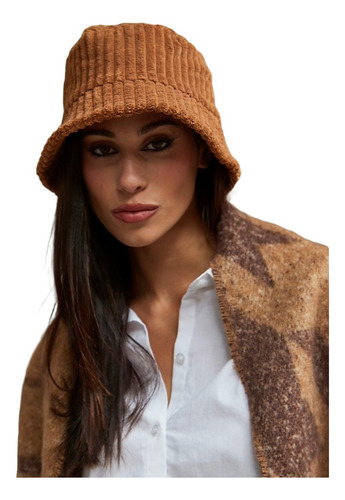 Piluso De Corderoy Gorro Plush Abrigado Mujer