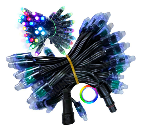 4000pcs Pixel Led Ws 2811 Ic 12v Fita Endereçável Rgb 12mm