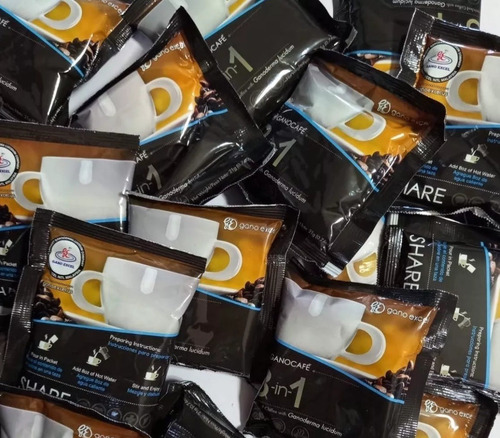 Gano Cafe 3en1 De Ganoderma Lucidum 3 Cajas 60 Sobres