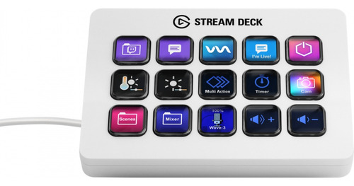 Teclado Elgato Stream Deck Mk.2 Stream Control Con 15 Teclas
