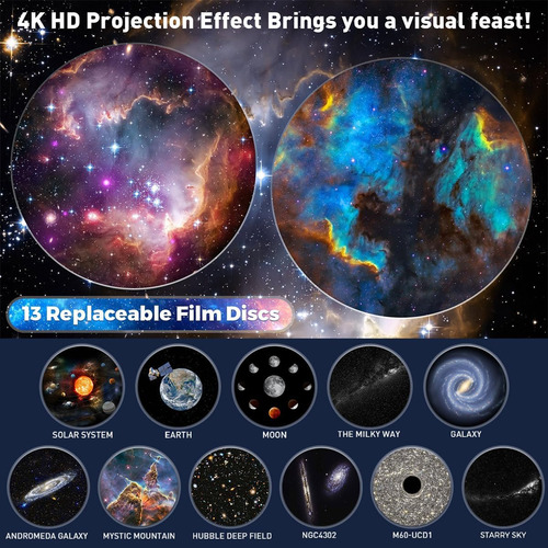Proyector De Estrellas Con Rotación Automática De 360 Grados
