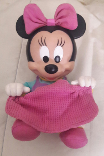 Muñeca Vintage Minnie Mouse Bebe Juguete Electrónico 