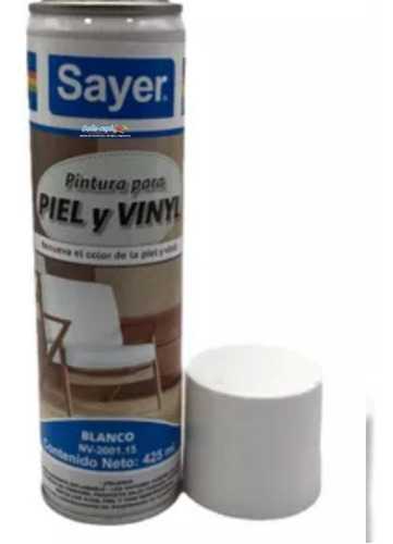 Pintura Para Piel Y Vinil Color Blanco Nv-2001.15 Sayer 1 Pz