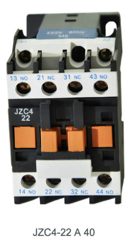 Contator Auxiliar Jng Jzc4-40 4na 24vca