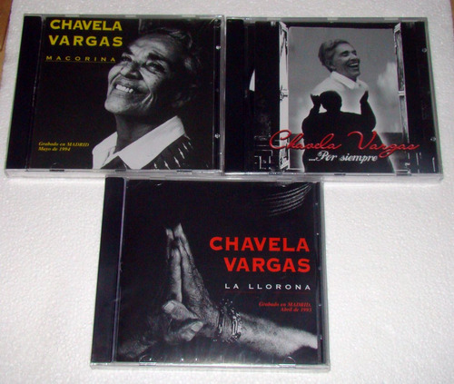 Chavela Vargas Combo 3 Cd Nuevos / Kktus