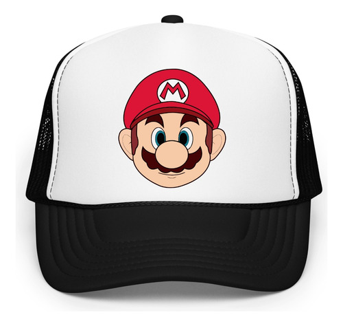 Gorra Estilo Trucker Mario Bros