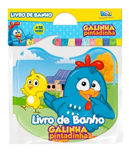 Livro De Banho Galinha Pintadinha Toyster