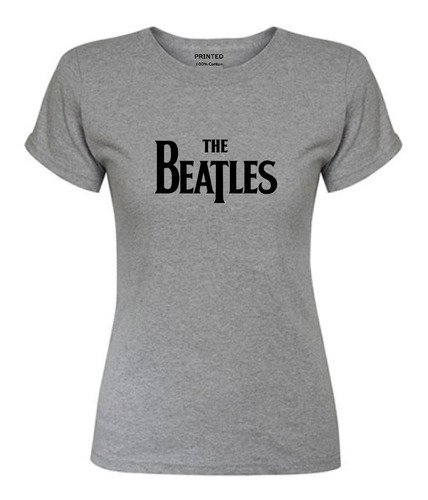 Polera Mujer Estampada  The Beatles