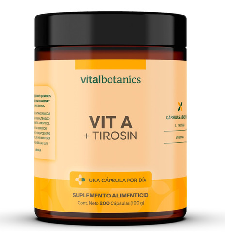 Vitamina A Retinol 200 Caps Sistema Inmune | Vitalbotanics