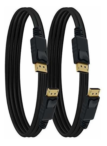 Gearit 2-pack Gold Plated Displayport A Displayport Cable 3m