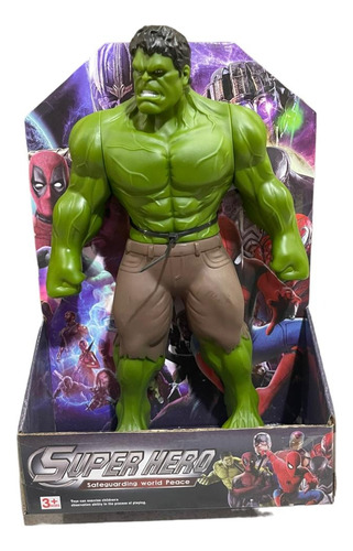 Muñeco Hulk Verde 23cm Figura Con Brazos Articulados