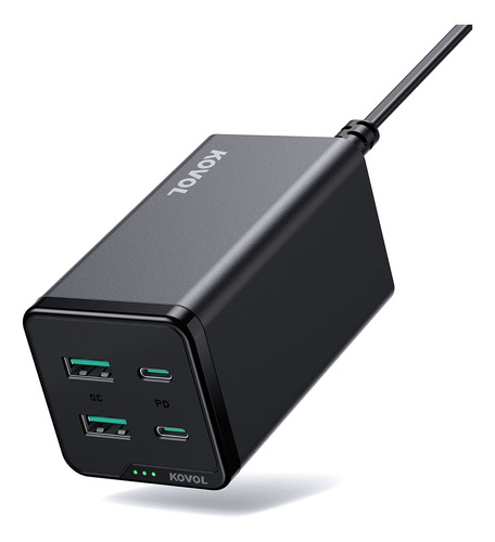 Cargador Usb C, Sprint 120 W 4 Puertos Pd Cargador Ráp...