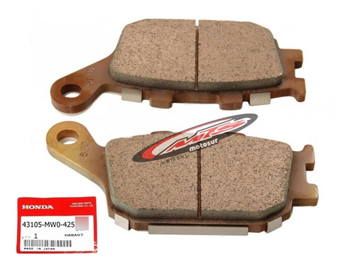 Pastilla Freno Fa 174 Original Cbr 600 Shadow Fz Moto Sur