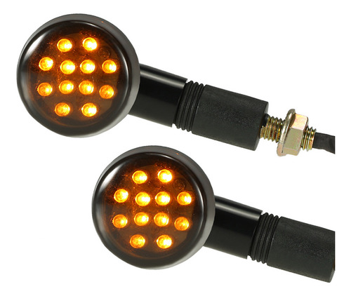 Un Par De Luces Intermitentes Led Para Moto Cafe Racer