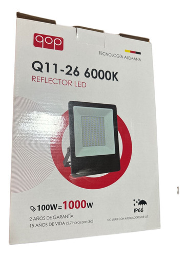 Qop- Reflector Led 100w 6500k Q11-26