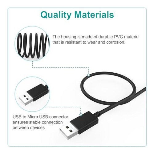 Cable Micro Usb Compatible Con Wacom-intuos Ctl480 Ctl490 Ct