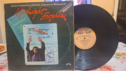 Expreso De Medianoche Banda De Sonido Lp Vinilo Ex