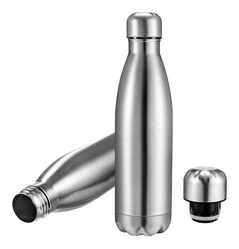 Imagem 8 de 10 de Garrafa Térmica Inox Squeeze 500ml Parede Dupla Gelada 24h