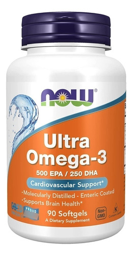 Ultra Omega 3, 500 Epa Y 250 Dha , Now Foods 90ct