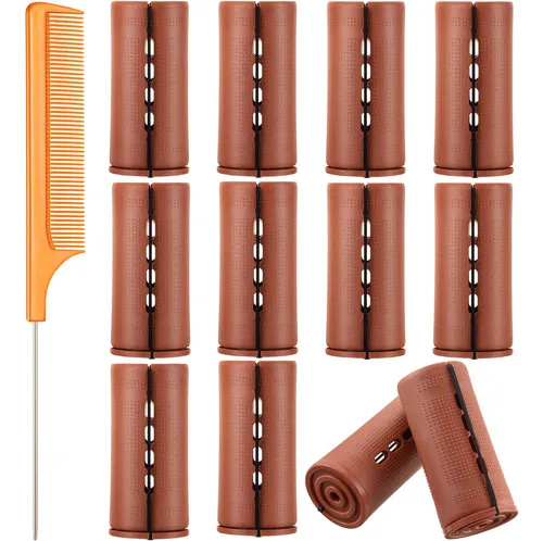 Juego De 12 Varillas Para Rizar El Cabello Con Ondas Frías.