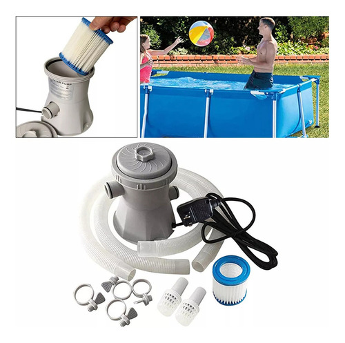 Bomba De Filtro De Agua Eléctrica Para Piscinas, Sistema