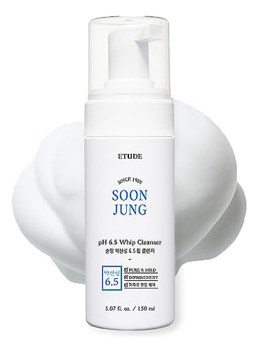 Limpiador Facial Coreano Ph 6.5 Para Piel Sensible Vegano
