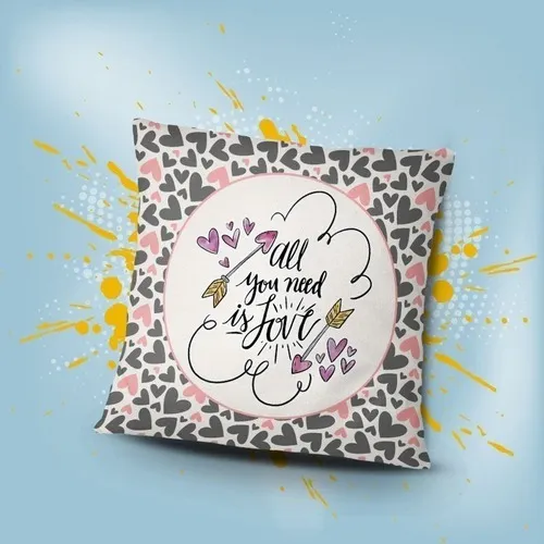 comprar 19 Plantillas Enamorados Almohadas  Sublimación Psd