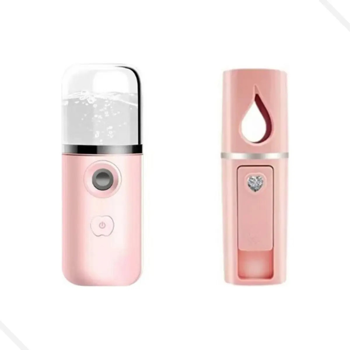 Nano Mister Vaporizador Portátil Rosa para Extensão de Cílios USB